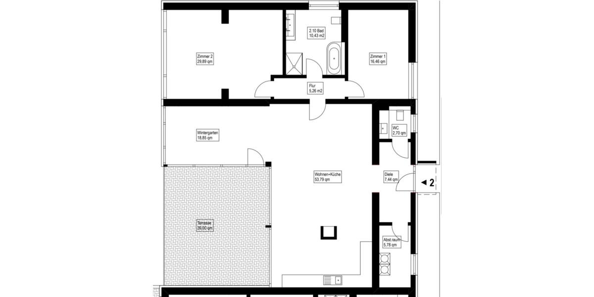 Einfamilienhaus Münster Münster-West - 3 Zimmer, 168 m&sup2;, 2.700&euro; | Angebot:25940534