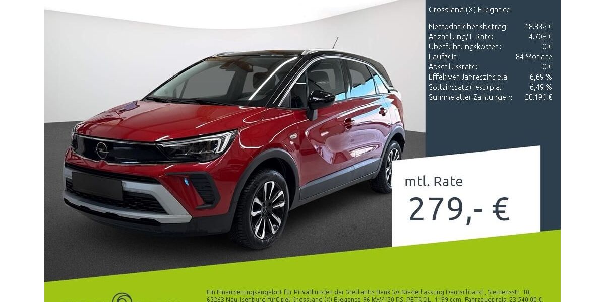 Opel Crossland (X) 26.823 km 23.170 &euro; Dülmen 48249