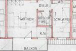 Dachgeschoßwohnung Münster Mitte-Süd - 2 Zimmer, 39 m&sup2;, 580&euro; | Angebot:26606925