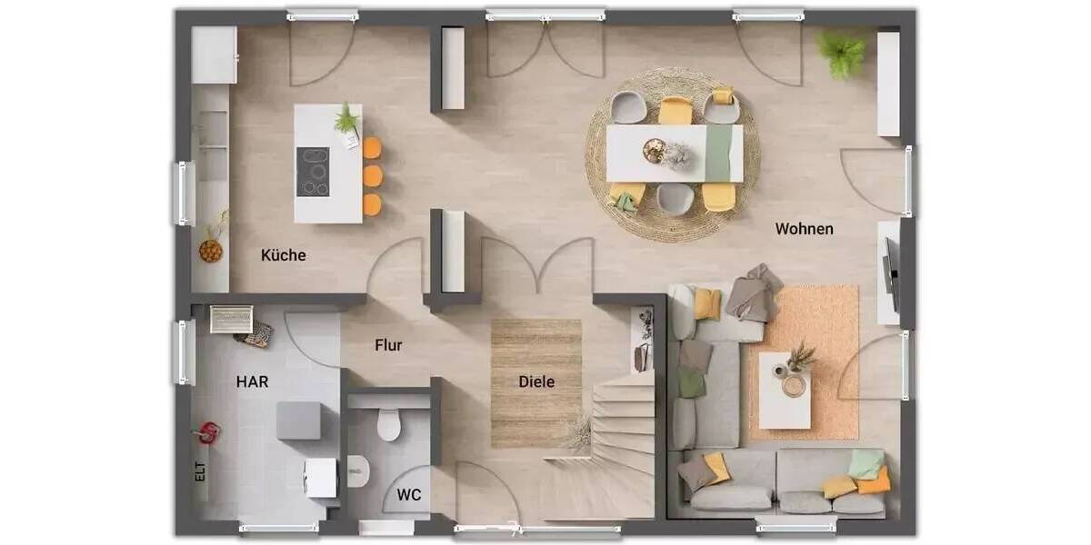 Einfamilienhaus Altenberge - 4 Zimmer, 142 m&sup2;, 299.890&euro; | Angebot:25663375