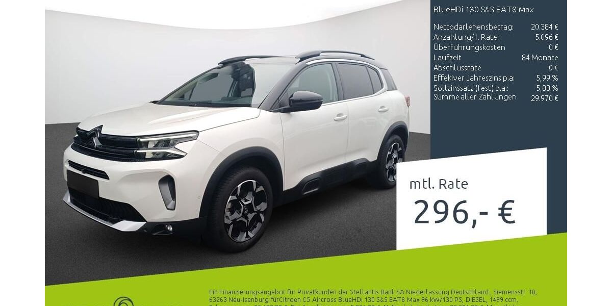 Citroen C5 Aircross 44.308 km 25.240 &euro; Dülmen 48249