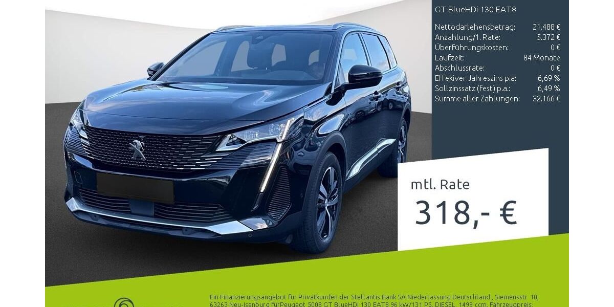 Peugeot 5008 24.437 km 26.789 &euro; Dülmen 48249
