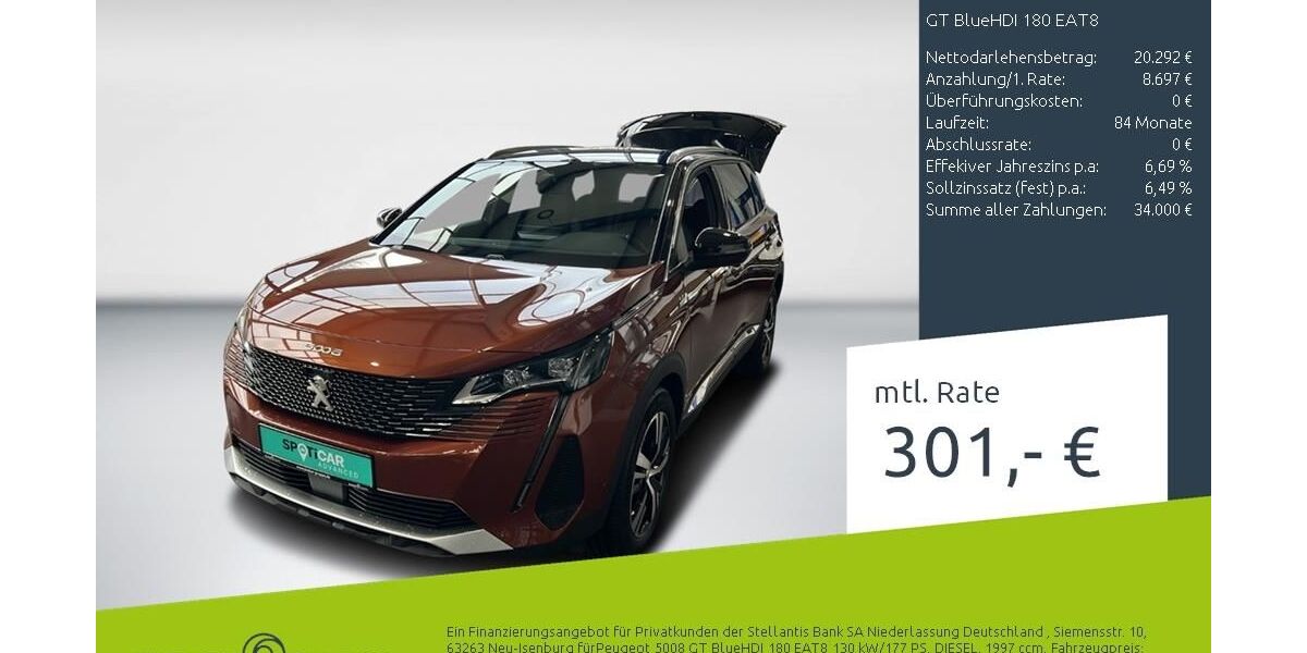 Peugeot 5008 65.440 km 28.989 &euro; Dülmen 48249