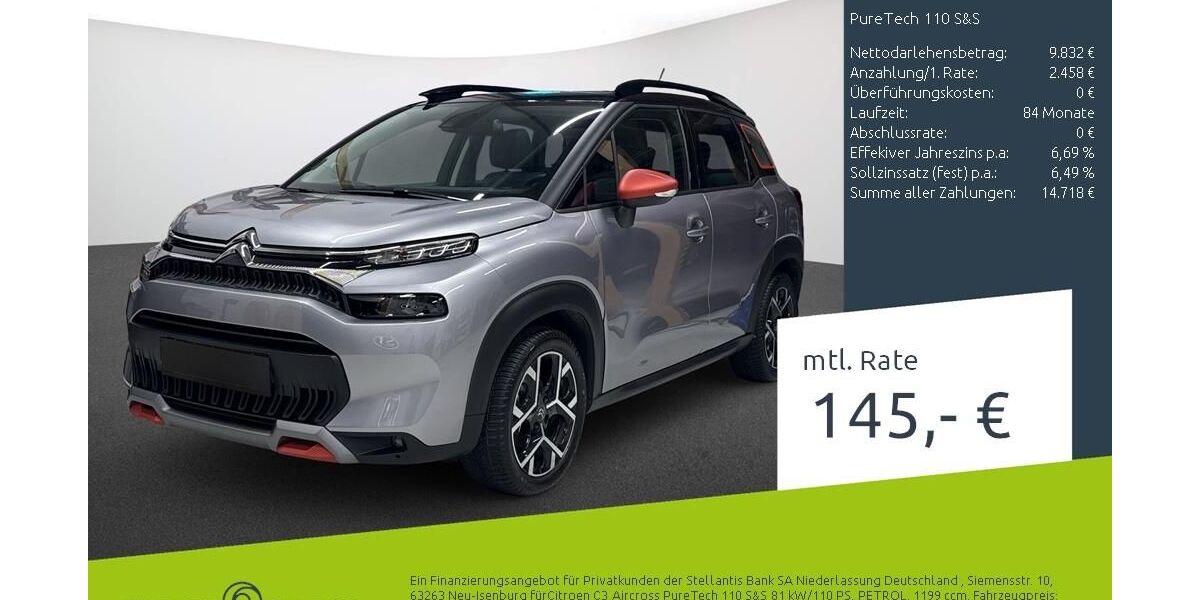 Citroen C3 Aircross 7.145 km 12.290 &euro; Münster - Amelsbüren 48163